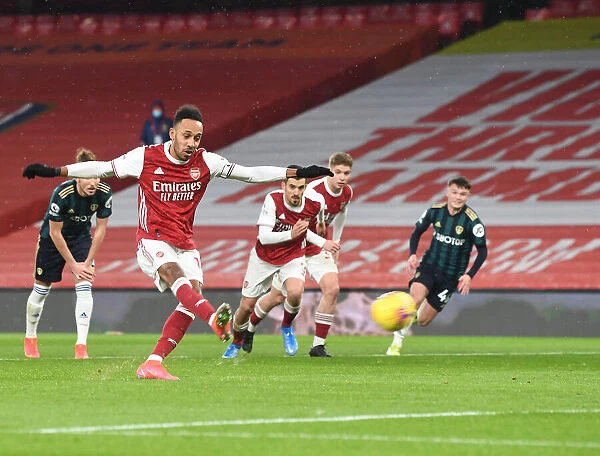 Aubameyang Scores His Second Goal: Arsenal vs Leeds United, 2020-21 Premier League