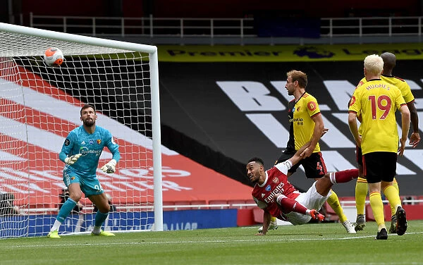 Aubameyang Scores His Third: Arsenal's Victory Against Watford (2019-20)
