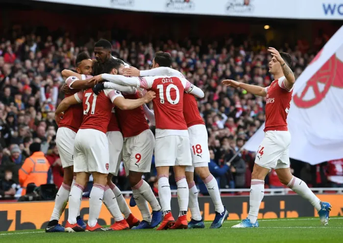Framed Print : Aubameyang Scores the Winner: Arsenal 1-0 Burnley (Premier League 2018-19) Framed Print : Aubameyang Scores the Winner: Arsenal 1-0 Burnley (Premier League 2018-19)