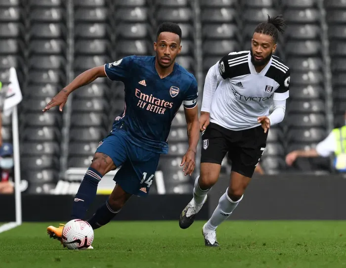 Framed Print : Aubameyang Surges Past Fulham: Arsenal vs Fulham, Premier League 2020-21 Framed Print : Aubameyang Surges Past Fulham: Arsenal vs Fulham, Premier League 2020-21