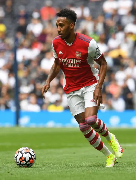 Framed Print : Aubameyang vs. Tottenham: The Intense Battle in The Mind Series at New Stadium, London
