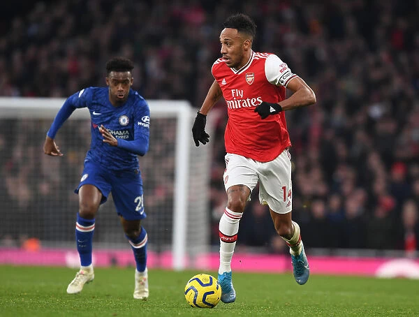 Aubameyang's Agility: Outsmarting Hudson-Odoi in the Thrilling Arsenal vs. Chelsea Clash