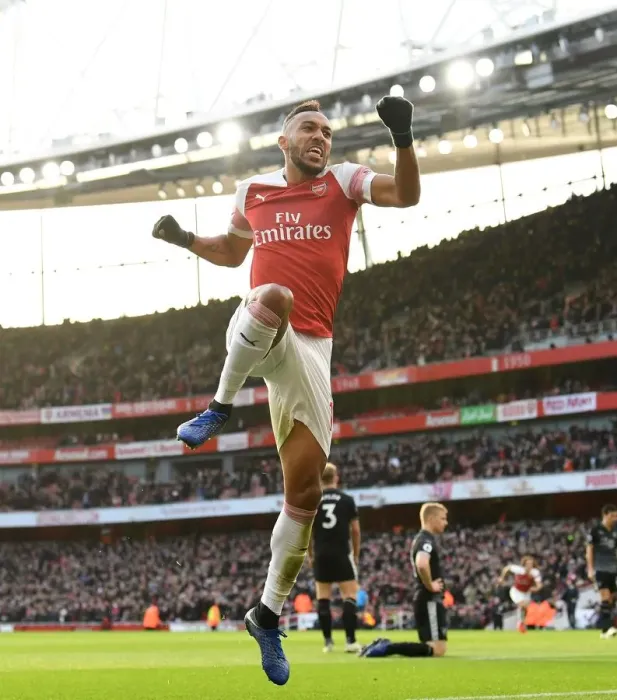 Framed Print : Aubameyang's Brace: Arsenal Cruise Past Burnley in Premier League Showdown Framed Print : Aubameyang's Brace: Arsenal Cruise Past Burnley in Premier League Showdown