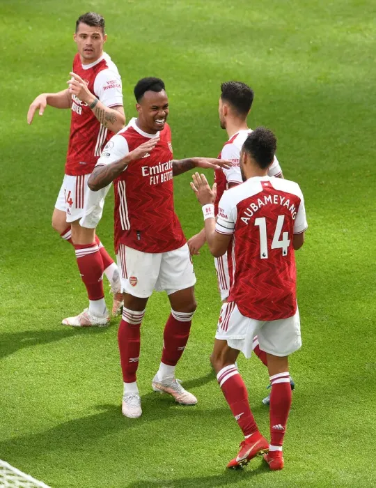 Framed Print : Aubameyang's Brace: Arsenal's Victory at Newcastle Amidst Empty St. James Park (2020-21) Framed Print : Aubameyang's Brace: Arsenal's Victory at Newcastle Amidst Empty St. James Park (2020-21)