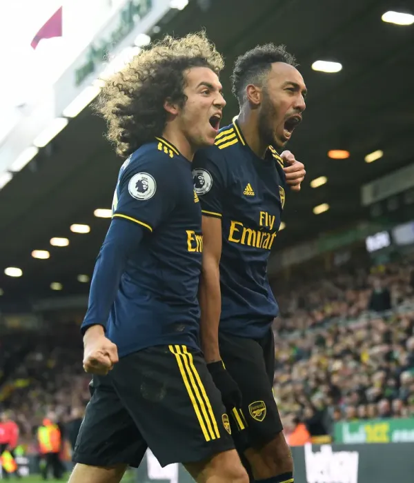 Framed Print : Aubameyang's Brace: Arsenal's Victory Over Norwich City (December 2019)