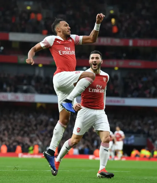 Framed Print : Aubameyang's Brace: Arsenal's Victory over Tottenham in the 2018-19 Premier League Framed Print : Aubameyang's Brace: Arsenal's Victory over Tottenham in the 2018-19 Premier League