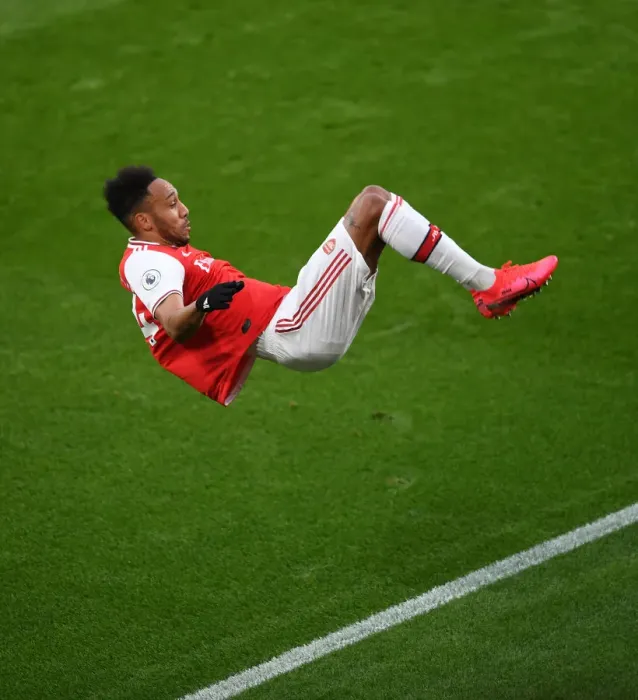 Framed Print : Aubameyang's Brace: Arsenal's Win Against Everton in Premier League (23-02-2020) Framed Print : Aubameyang's Brace: Arsenal's Win Against Everton in Premier League (23-02-2020)