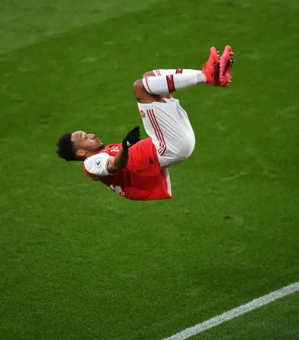 Framed Print : Aubameyang's Brace: Arsenal's Win Against Everton in Premier League (23 February 2020) Framed Print : Aubameyang's Brace: Arsenal's Win Against Everton in Premier League (23 February 2020)