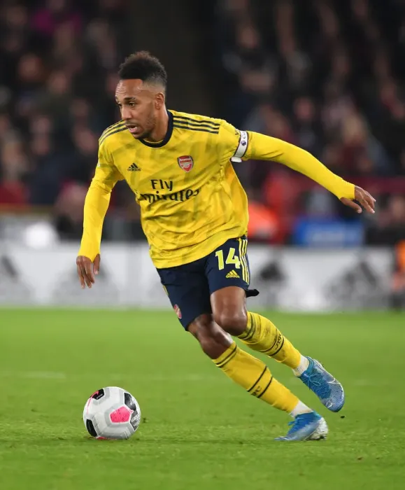 Framed Print : Aubameyang's Brilliant Display: Arsenal's Victory over Sheffield United Framed Print : Aubameyang's Brilliant Display: Arsenal's Victory over Sheffield United