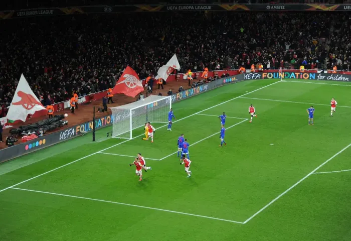 Framed Print : Aubameyang's Decisive Goal: Arsenal Secures Europa League Victory over Olympiacos Framed Print : Aubameyang's Decisive Goal: Arsenal Secures Europa League Victory over Olympiacos