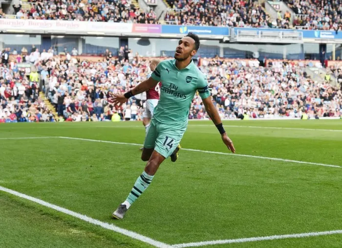 Framed Print : Aubameyang's First Goal: Arsenal Clinch Victory over Burnley (2018-19 Premier League) Framed Print : Aubameyang's First Goal: Arsenal Clinch Victory over Burnley (2018-19 Premier League)