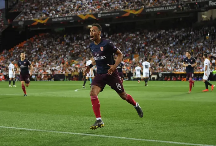 Framed Print : Aubameyang's Goal: Arsenal Secures Europa League Final Spot vs. Valencia Framed Print : Aubameyang's Goal: Arsenal Secures Europa League Final Spot vs. Valencia