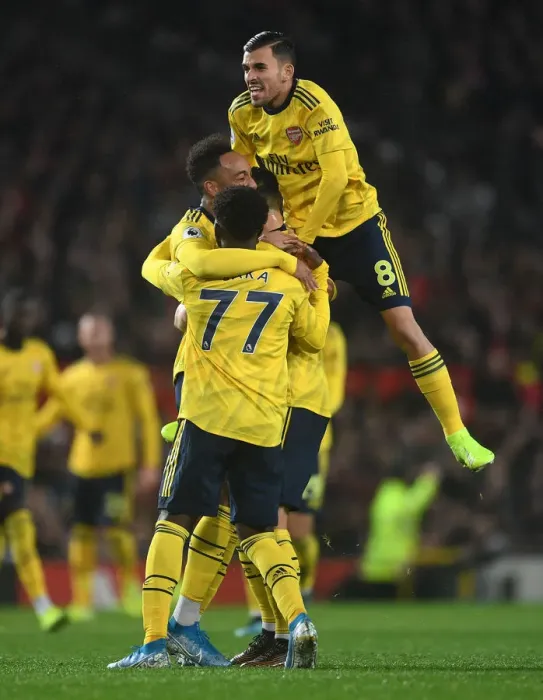 Framed Print : Aubameyang's Goal: Manchester United vs. Arsenal, Premier League 2019-20 Framed Print : Aubameyang's Goal: Manchester United vs. Arsenal, Premier League 2019-20