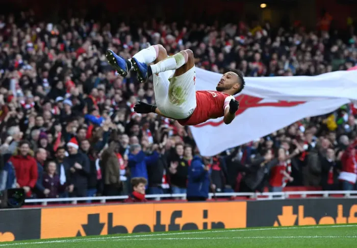 Framed Print : Aubameyang's Strike: Arsenal's Triumph Over Burnley, Premier League 2018-19 Framed Print : Aubameyang's Strike: Arsenal's Triumph Over Burnley, Premier League 2018-19