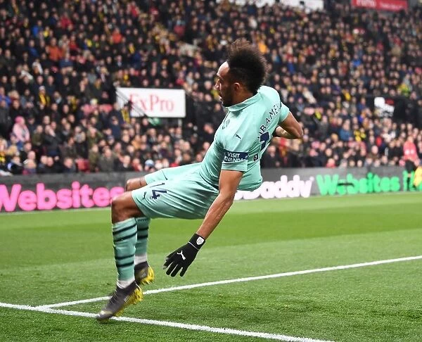 Aubameyang's Strike: Arsenal's Triumph over Watford in Premier League 2018-19