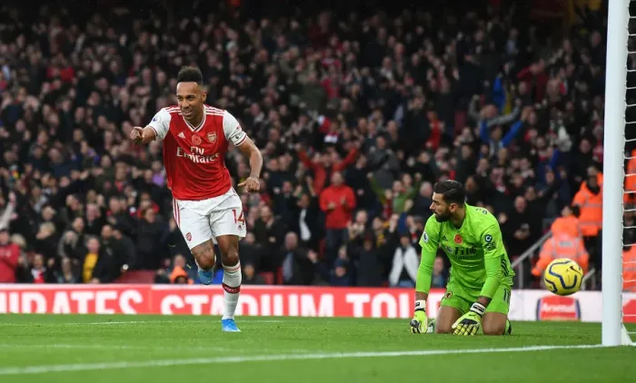 Framed Print : Aubameyang's Strike: Arsenal's Victory over Wolverhampton Wanderers in the Premier League 2019-20 Framed Print : Aubameyang's Strike: Arsenal's Victory over Wolverhampton Wanderers in the Premier League 2019-20