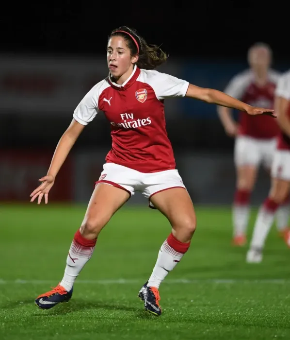 Framed Print : Ava Kuyken in Action: Arsenal Women vs Everton Ladies Pre-Season Match Framed Print : Ava Kuyken in Action: Arsenal Women vs Everton Ladies Pre-Season Match