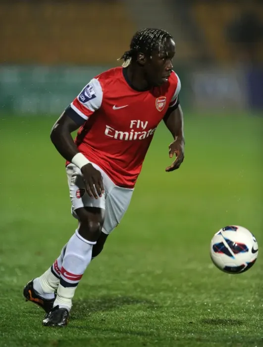 Framed Print : Bacary Sagna in Action: Arsenal U21 vs Reading U21, 2012-13 Framed Print : Bacary Sagna in Action: Arsenal U21 vs Reading U21, 2012-13