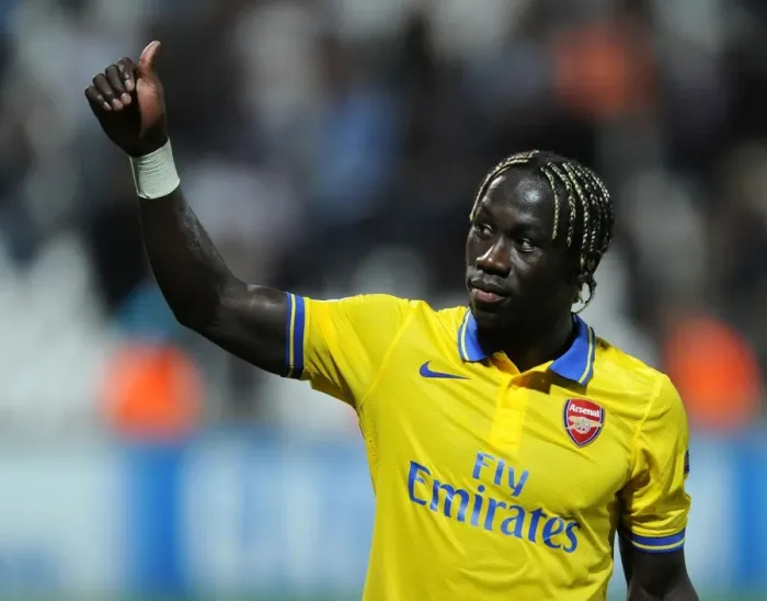 Framed Print : Bacary Sagna in Action: Arsenal vs. Olympique Marseille, UEFA Champions League (2013) Framed Print : Bacary Sagna in Action: Arsenal vs. Olympique Marseille, UEFA Champions League (2013)