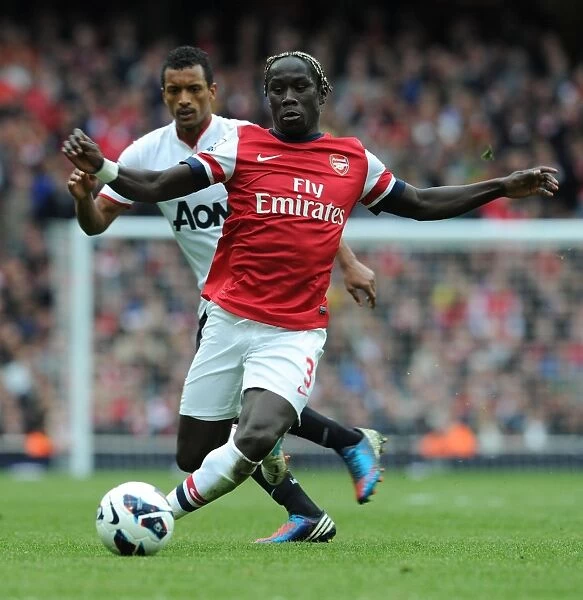 Bacary Sagna in Action: Arsenal vs Manchester United, Premier League 2012-13