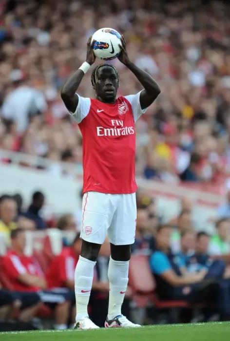 Framed Print : Bacary Sagna in Action: Arsenal vs New York Red Bulls, Emirages Cup Day 2
