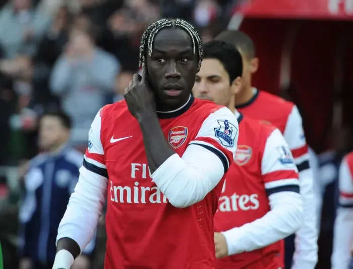 Framed Print : Bacary Sagna in Action: Arsenal vs West Bromwich Albion, Premier League 2012-13
