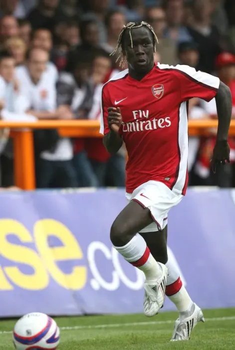 Framed Print : Bacary Sagna in Action: Arsenal's Victory Over Barnet, 2008