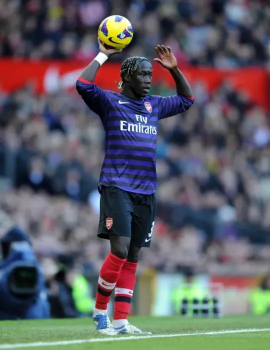 Framed Print : Bacary Sagna in Action: Manchester United vs. Arsenal, Premier League 2012-13