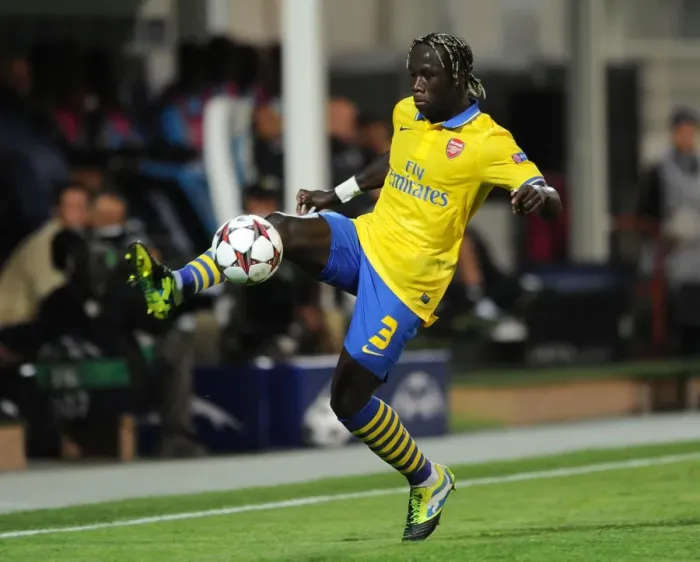 Framed Print : Bacary Sagna in Action: Marseille vs. Arsenal, UEFA Champions League 2013-14 Framed Print : Bacary Sagna in Action: Marseille vs. Arsenal, UEFA Champions League 2013-14