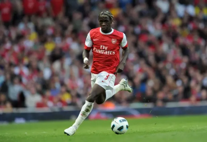 Framed Print : Bacary Sagna (Arsenal). Arsenal 0: 0 Blackburn Rovers. Barclays Premier League