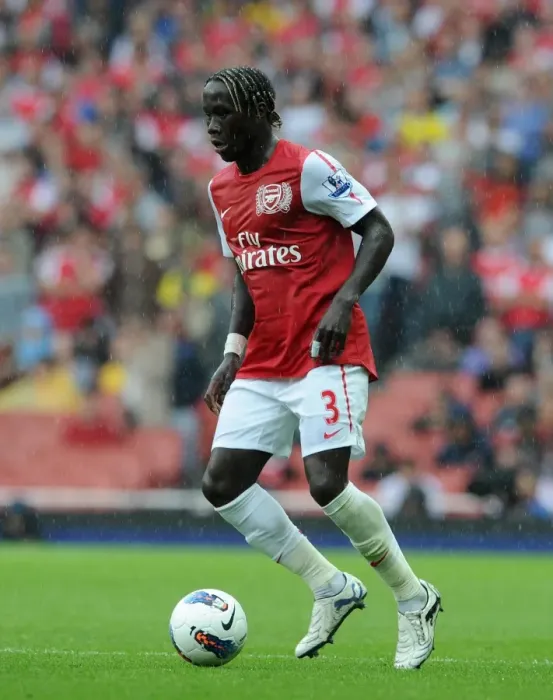 Framed Print : Bacary Sagna (Arsenal). Arsenal 0: 2 Liverpool. Barclays Premier League