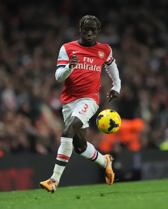 Framed Print : Bacary Sagna (Arsenal). Arsenal 2: 0 Southampton. Barclays Premier League. Emirates Stadium