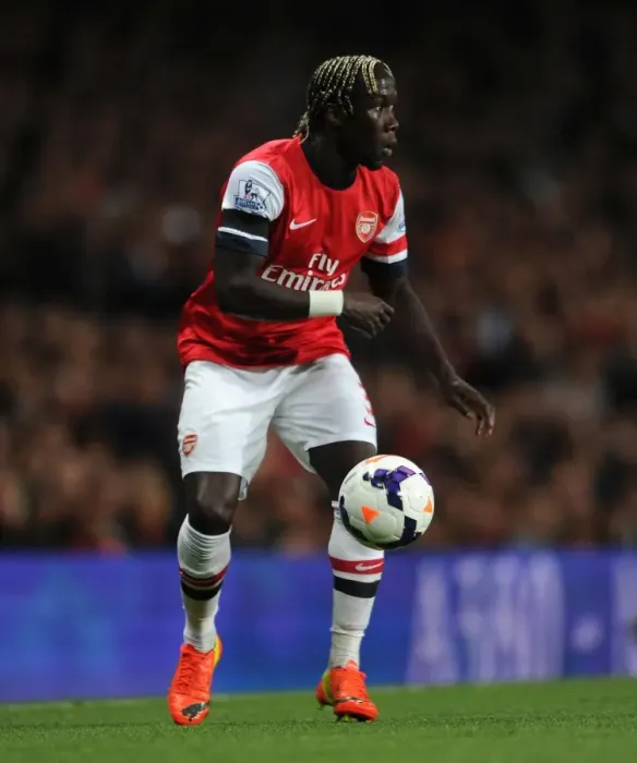 Framed Print : Bacary Sagna (Arsenal). Arsenal 3: 1 West Ham United. Barclays Premier League. Emirates Stadium