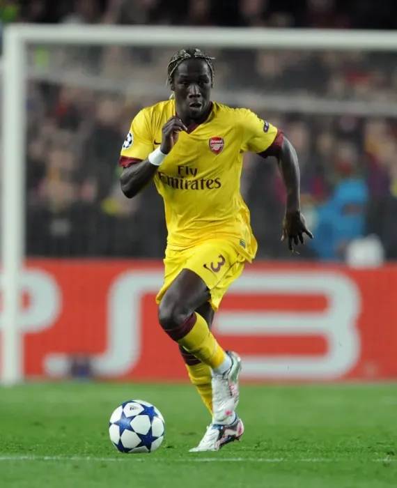 Framed Print : Bacary Sagna (Arsenal). Barcelona 3: 1 Arsenal. UEFA Champions League. Last 16, 2nd leg Framed Print : Bacary Sagna (Arsenal). Barcelona 3: 1 Arsenal. UEFA Champions League. Last 16, 2nd leg