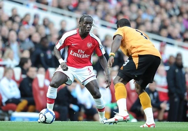 Bacary Sagna (Arsenal) George Elokobi (Wolves). Arsenal 1:0 Wolverhampton Wanderers