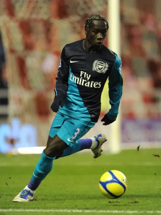 Framed Print : Bacary Sagna (Arsenal). Sunderland 2: 0 Arsenal. FA Cup 5th Round. Stadium of Light