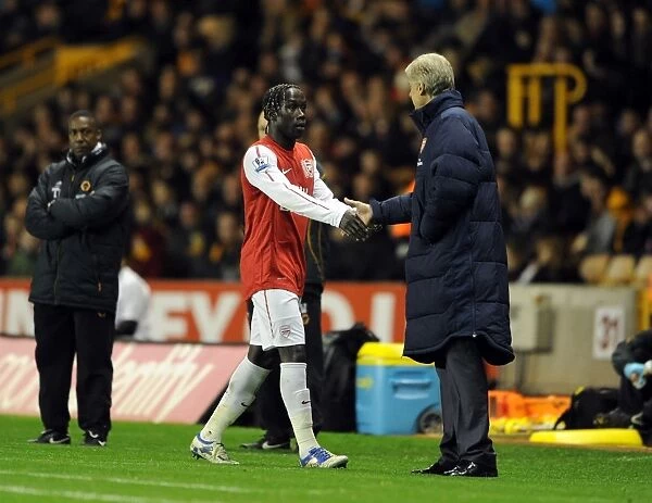 Bacary Sagna Bids Farewell to Arsene Wenger: Wolverhampton Wanderers vs. Arsenal, 2012