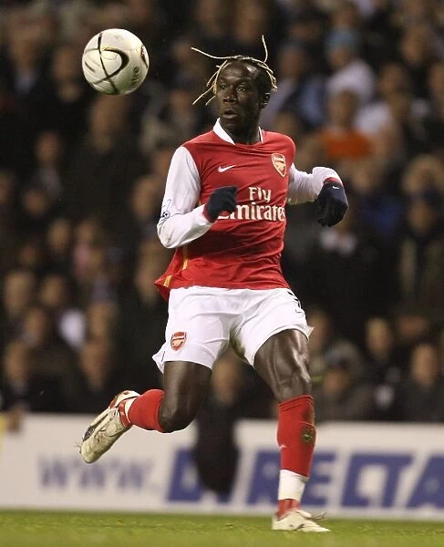 Bacary Sagna's Defiant Performance: Arsenal's 5:1 Loss to Tottenham - Carling Cup Semi-Final, 2008