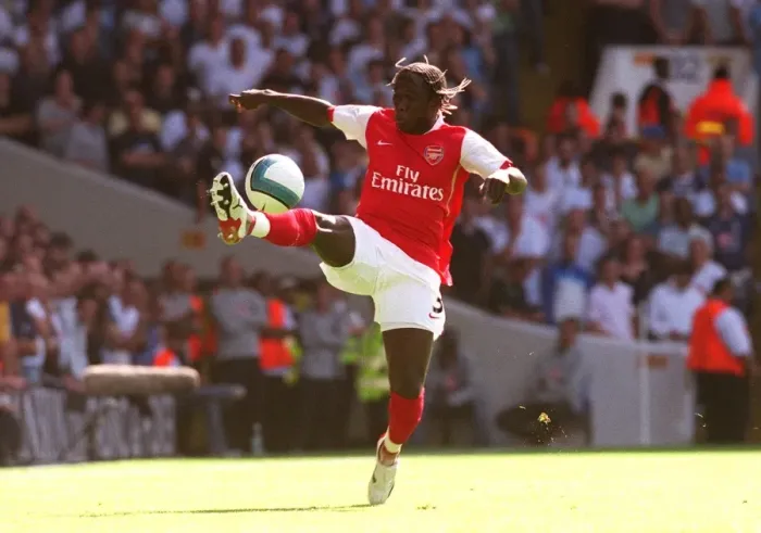 Framed Print : Bacary Sagna's Dominant Performance: Arsenal Crushes Tottenham 1-3 in FA Premier League (September 15, 2007)