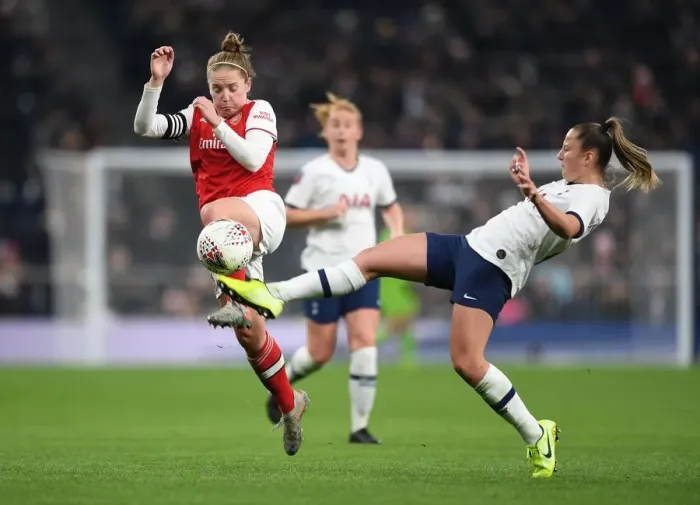 Framed Print : Battle of the Capital: Tottenham Hotspur vs. Arsenal - FA Women's Super League Rivalry