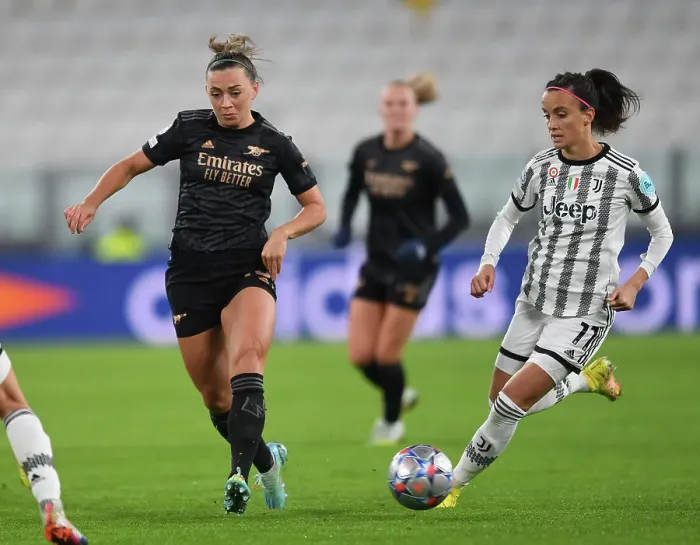 Framed Print : Battle in Group C: Juventus vs. Arsenal - UEFA Women's Champions League Framed Print : Battle in Group C: Juventus vs. Arsenal - UEFA Women's Champions League