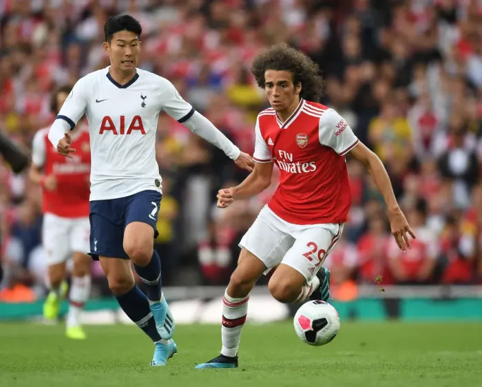 Framed Print : Battle of the Midfield Titans: Guendouzi vs. Son (Arsenal vs. Tottenham, Premier League 2019-20) Framed Print : Battle of the Midfield Titans: Guendouzi vs. Son (Arsenal vs. Tottenham, Premier League 2019-20)