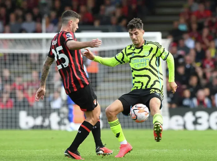 Framed Print : Battle for Possession: AFC Bournemouth vs. Arsenal FC - Premier League 2023-24 Framed Print : Battle for Possession: AFC Bournemouth vs. Arsenal FC - Premier League 2023-24