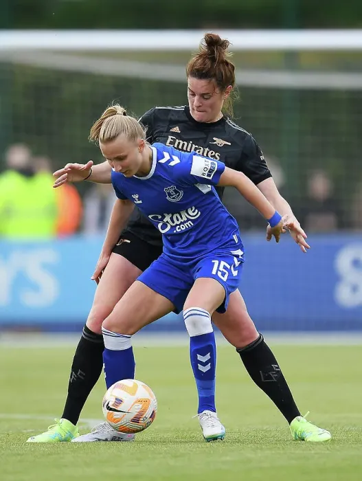 Framed Print : Battle for Possession: Everton vs. Arsenal - FA Women's Super League 2022-23
