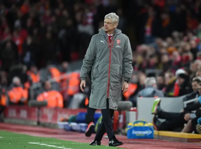 Framed Print : Battle of the Titans: Arsene Wenger at Anfield - Liverpool vs. Arsenal (2016-17) Framed Print : Battle of the Titans: Arsene Wenger at Anfield - Liverpool vs. Arsenal (2016-17)