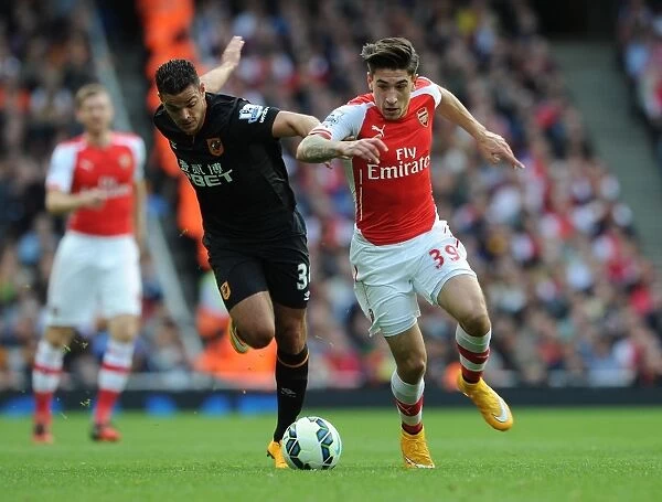 Bellerin Blasts Past Ben Arfa: Arsenal vs Hull City, 2014-15 Premier League