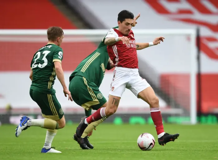 Framed Print : Bellerin Scores in Empty Emirates: Arsenal's Triumph over Sheffield United in the 2020-21 Premier League Framed Print : Bellerin Scores in Empty Emirates: Arsenal's Triumph over Sheffield United in the 2020-21 Premier League