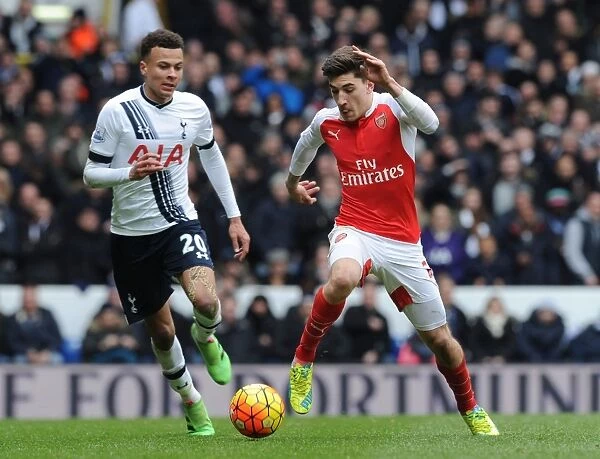 Bellerin Surges Past Alli: Tottenham vs. Arsenal, Premier League Showdown (2015-16)