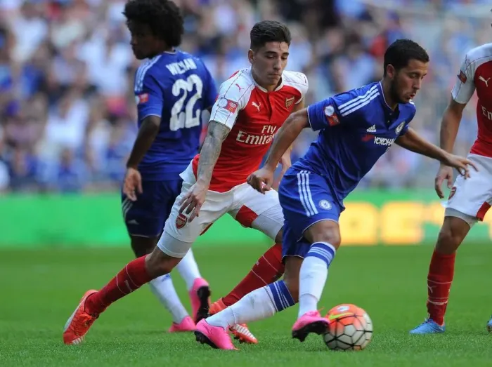 Framed Print : Bellerin vs. Hazard: A Community Shield Battle at Wembley (Arsenal vs. Chelsea, 2015) Framed Print : Bellerin vs. Hazard: A Community Shield Battle at Wembley (Arsenal vs. Chelsea, 2015)