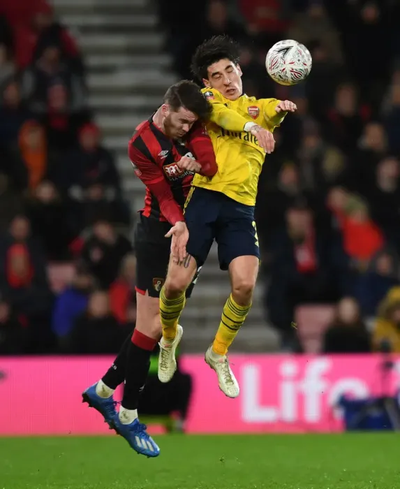 Framed Print : Bellerin vs Simpson: AFC Bournemouth vs Arsenal FC - FA Cup Fourth Round Clash Framed Print : Bellerin vs Simpson: AFC Bournemouth vs Arsenal FC - FA Cup Fourth Round Clash